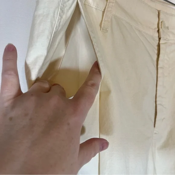 J. Crew Cargo Pant in Ripstop Cotton Tan Wide Leg Y2K Gorpcore Women's Size 32 - Picture 7 of 11